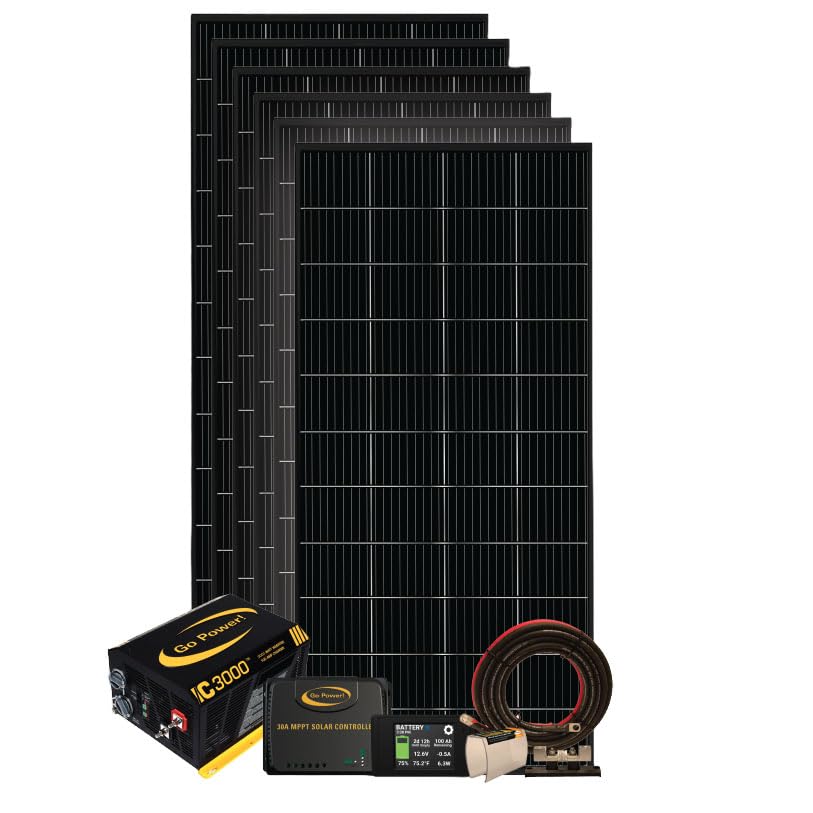 PowerTrak Go Power! 1200-Watt Solar & Inverter/Charger System