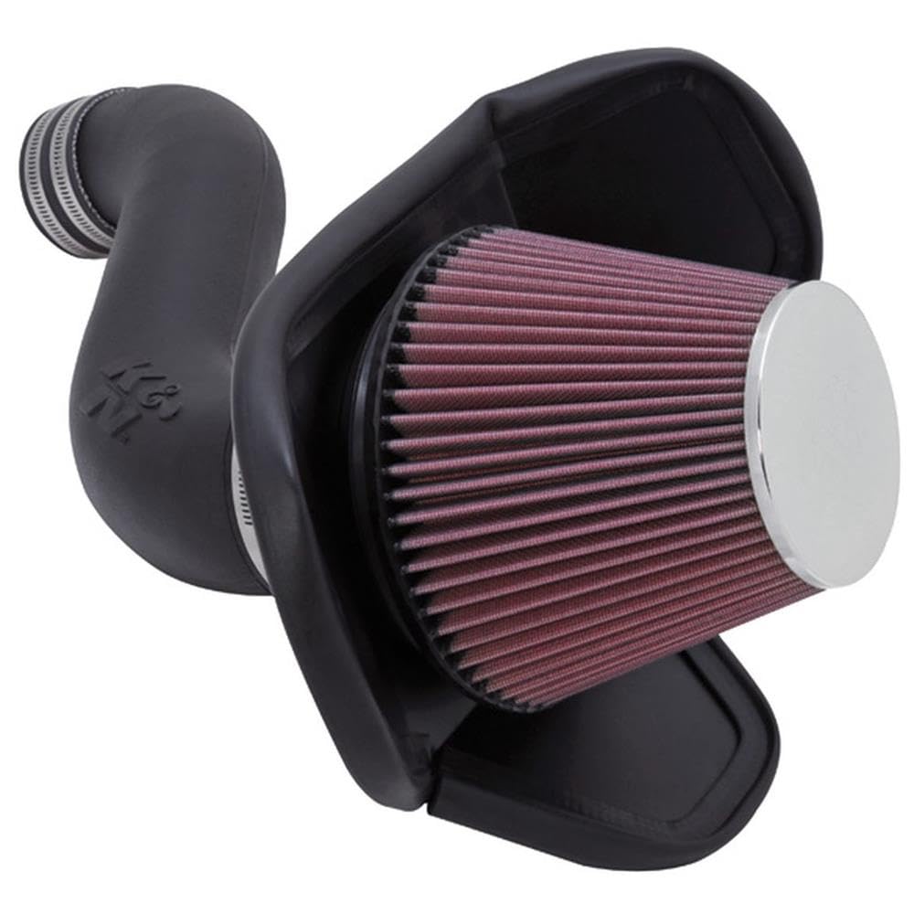 Cold Air Intake System K&N: High-Flow Air-Filter, Increase Performance & Horsepower: Compatible with 2005-2010 CHRYSLER/DODGE 300; Challenger; Charger; Magnum; 57-3034