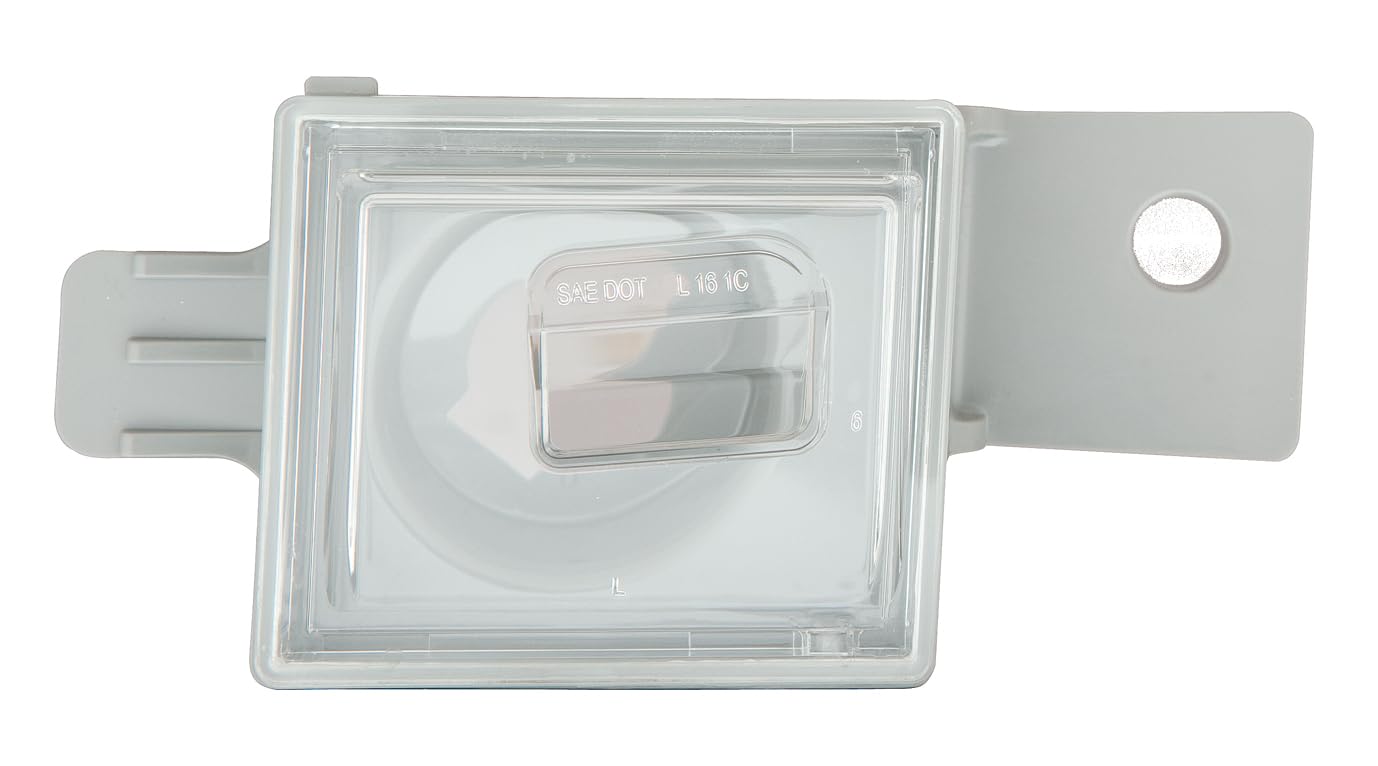 Chevy Silverado 1500 Pickup 14-19 License Light Driver Side Chrome CAPA | DOT Certified 23251664 | GM2875100C