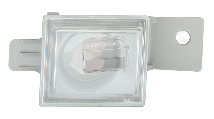Chevy Silverado 1500 Pickup 14-19 License Light Driver Side Chrome CAPA | DOT Certified 23251664 | GM2875100C