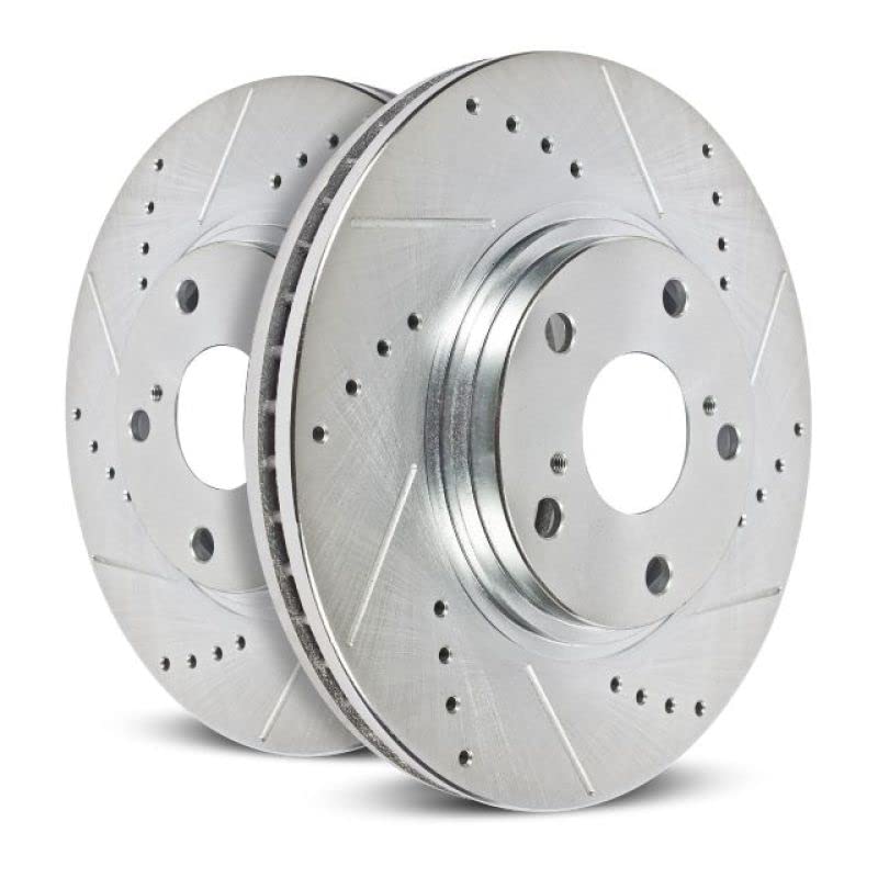 Power Stop Extreme Performance Drilled And Slotted Brake Rotors Front Left AR83090XL Power Stop