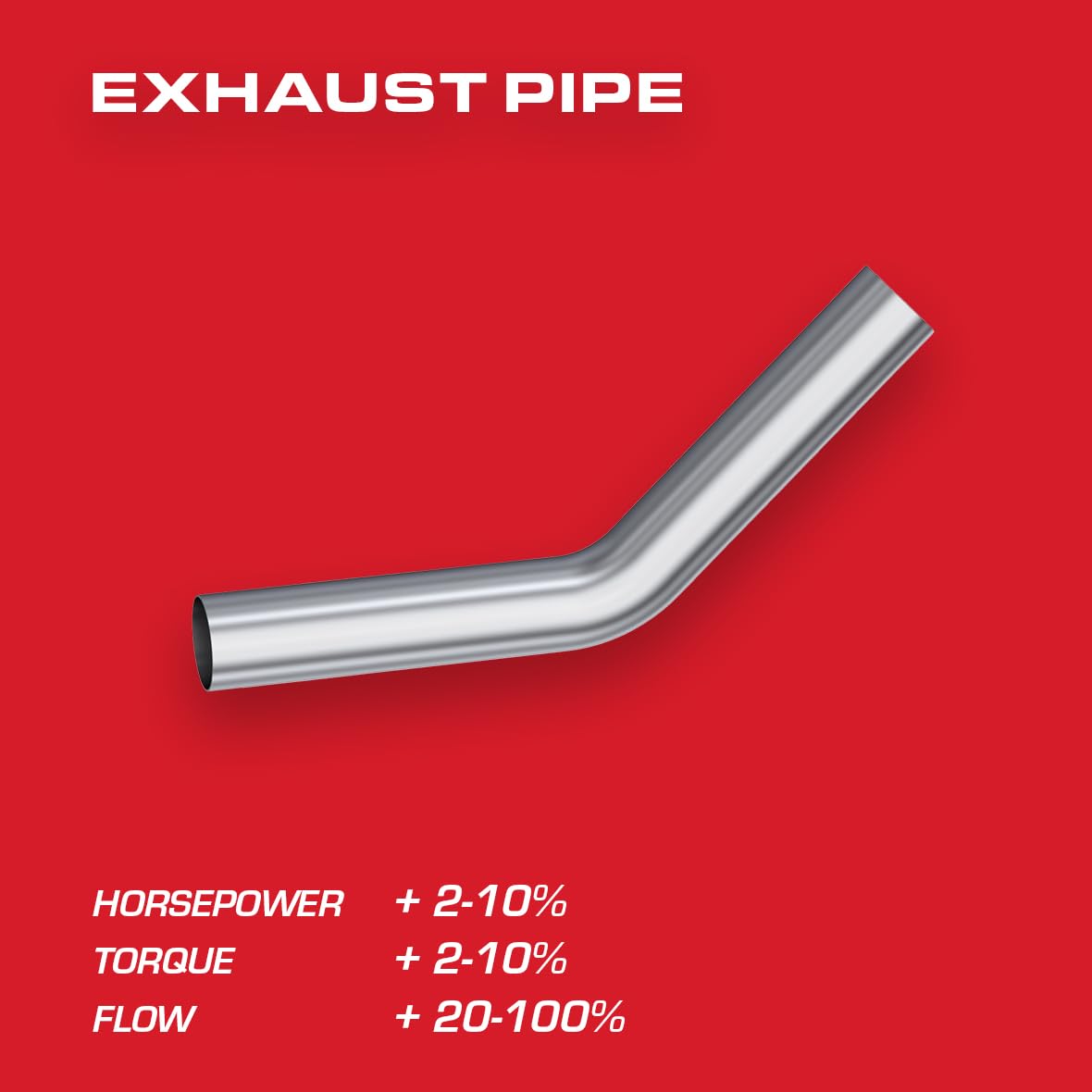 MBRP 3" Aluminized MB2021 45˚ Bend Pipe