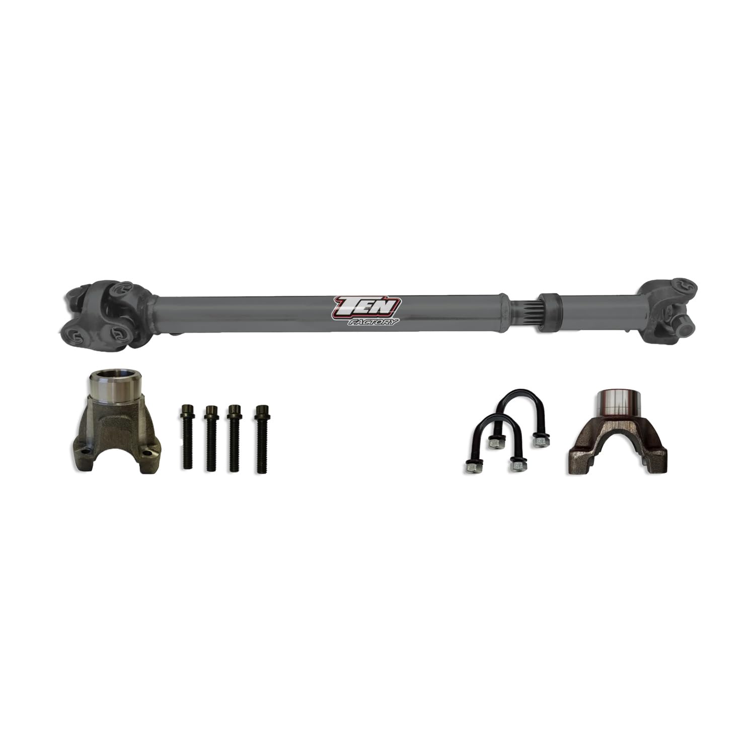 Rear Ten Factory TFR1310-4158 1310 Solid CV Driveshaft for Jeep Wrangler JL 4 Door M220 Differential with U Joints fits Sahara and Sport Variants Only with 4140 Chromoly Steel