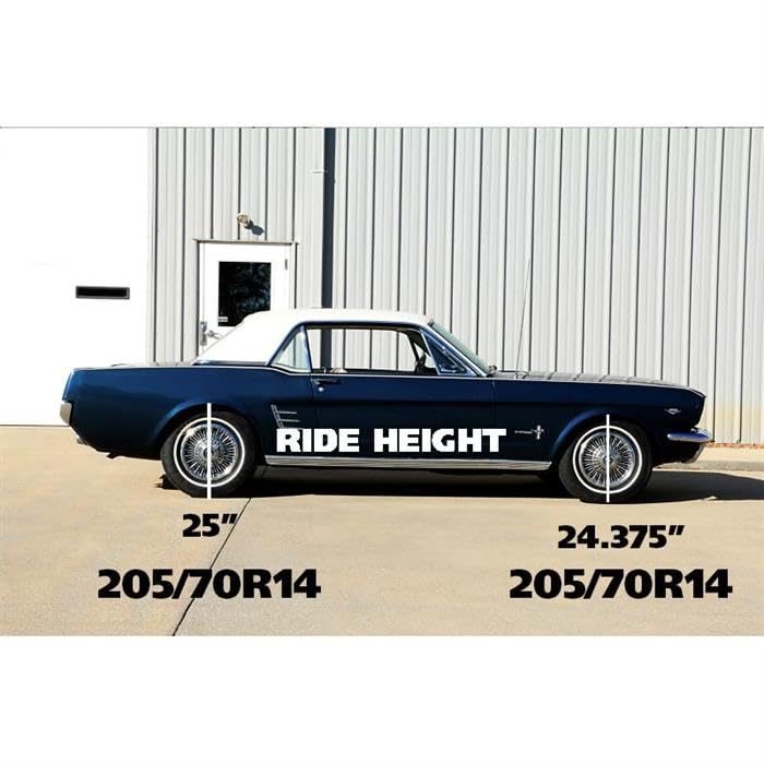 HQ Shock Kit and Composite Leaf Spring, 2 Drop |1964-1966 Mustang