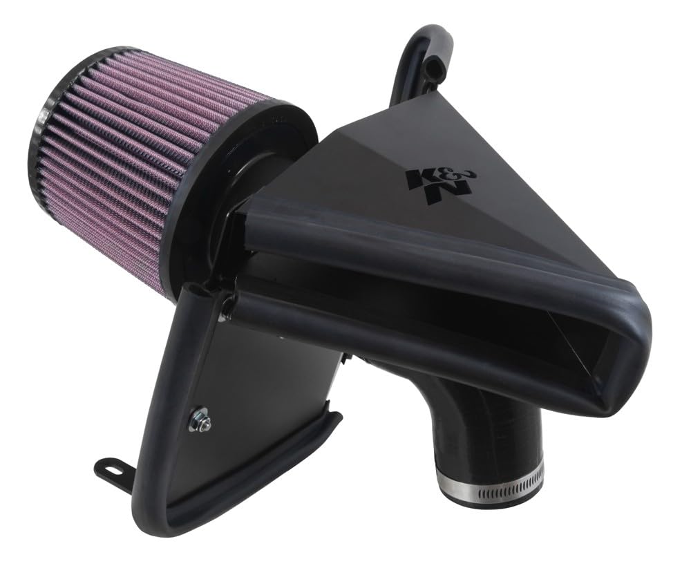 Cold Air Intake System K&N: High-Flow Air Filter, Increase Performance & Acceleration: Compatible with 2014-2015 Audi: A4, A5, 69-9508T