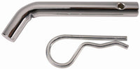 1/2" Dia. Trimax Deluxe Receiver Pin & Clip SP125, Clam Packaging, Chrome