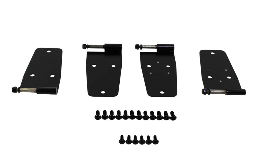 Black Powder Coated Kentrol Stainless Steel Hardtop Door Hinge Set 50420