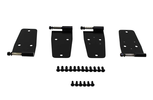 Black Powder Coated Kentrol Stainless Steel Hardtop Door Hinge Set 50420