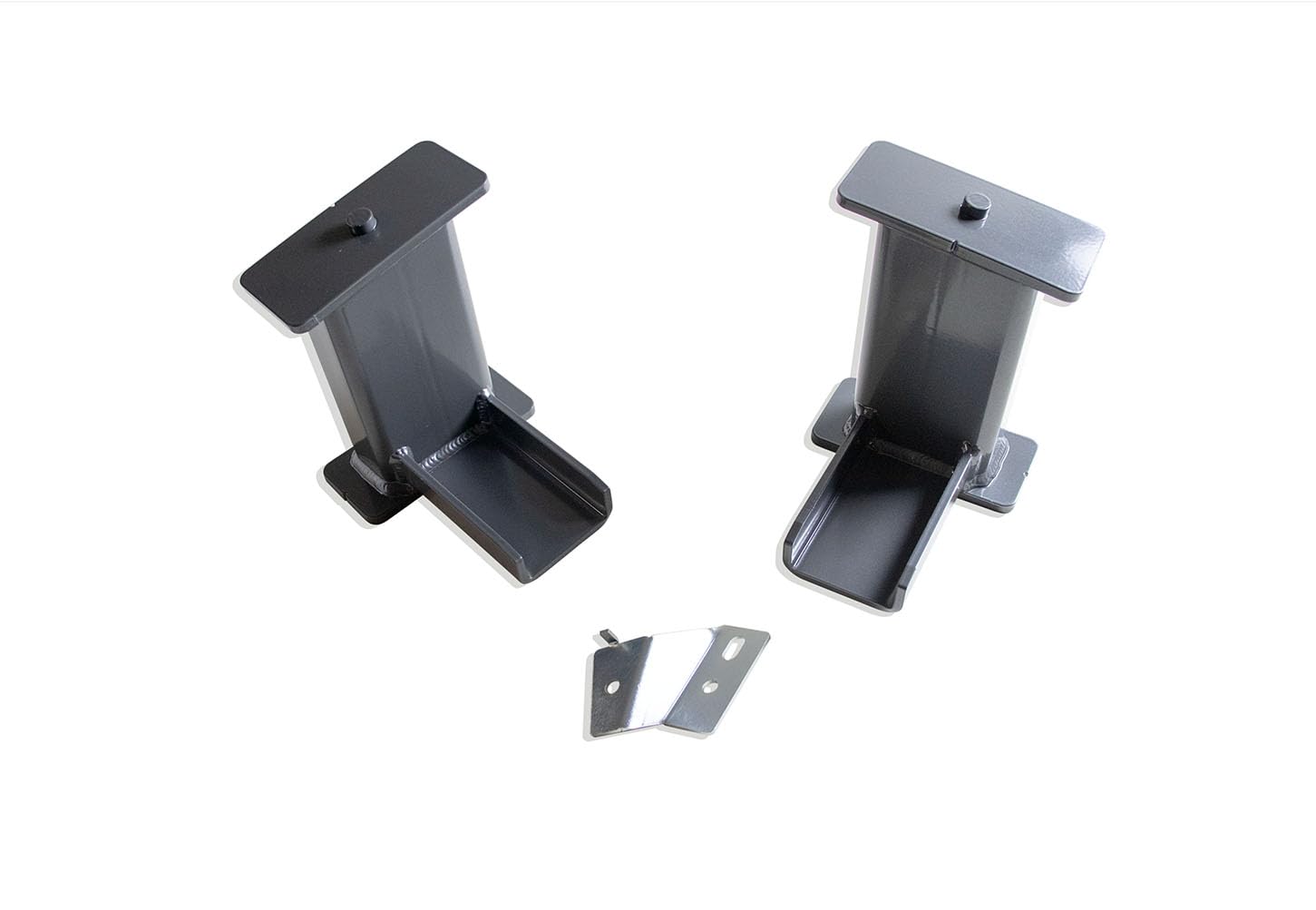 Part# 813380 MAX TRAC SUSPENSION'S is A Pair of 8" Rear Lift Blocks FABRICATED from Steel & Powder Coated Grey