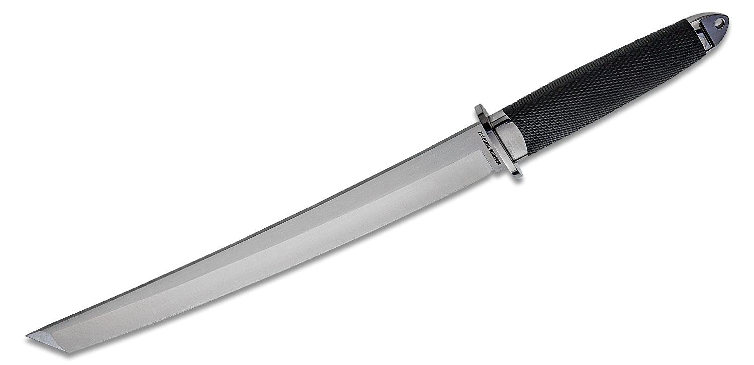 Cold Steel Magnum Tanto XII Fixed Blade Knife with Sheath, Nightfall Series Premium