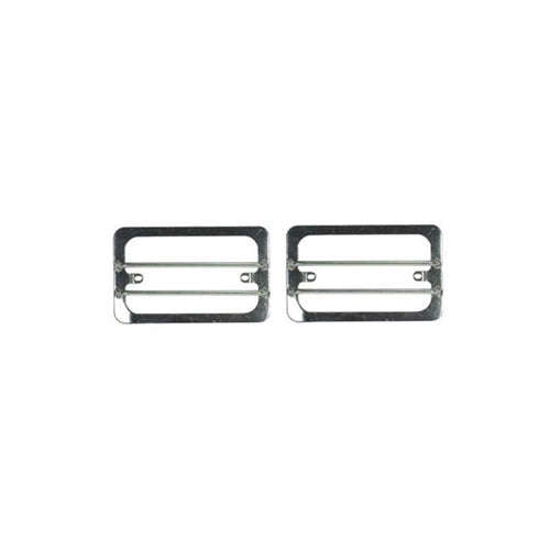 Rugged Ridge Euro Guard Kit Side Marker/Turn Signal for Jeep Wrangler TJ | Stainless | 11142.02 | Fits 1997-2006 Jeep Wrangler TJ
