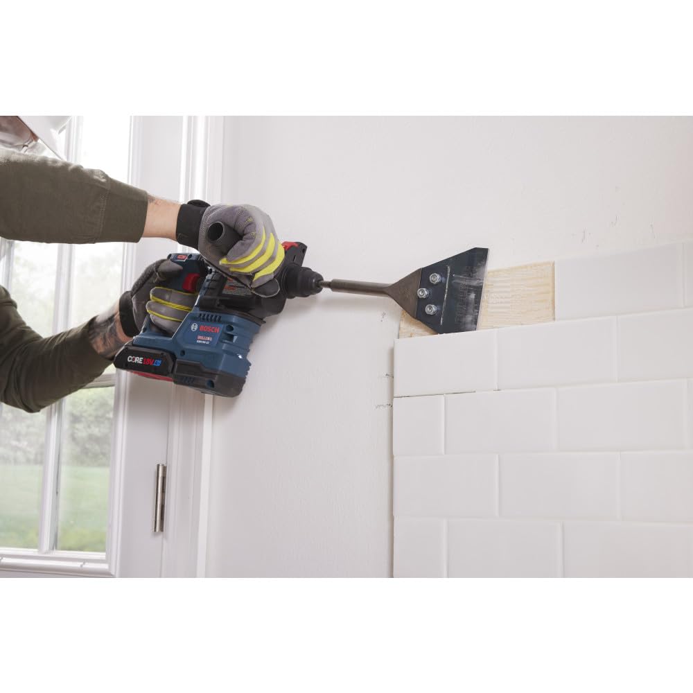 Bosch 18V GBH18V-22K24 Brushless SDS-plus® Bulldog™ ¾ In. Rotary Hammer Kit with (2) CORE18V® 4 Ah Advanced Power Batteries