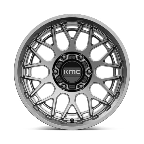 KMC 17x8.5 KM722 Technic Gunmetal Wheel Rim 6x5.5" +18mm Inch KM72278568418