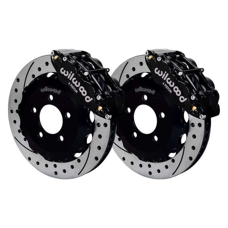 Front Hat Kit FNSL6R,13.06, Drilled, Red