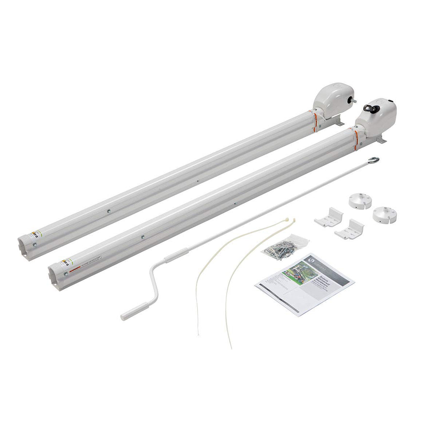 Hybrid Solera Universal RV Awning Arms & Hardware Kit - 69" White