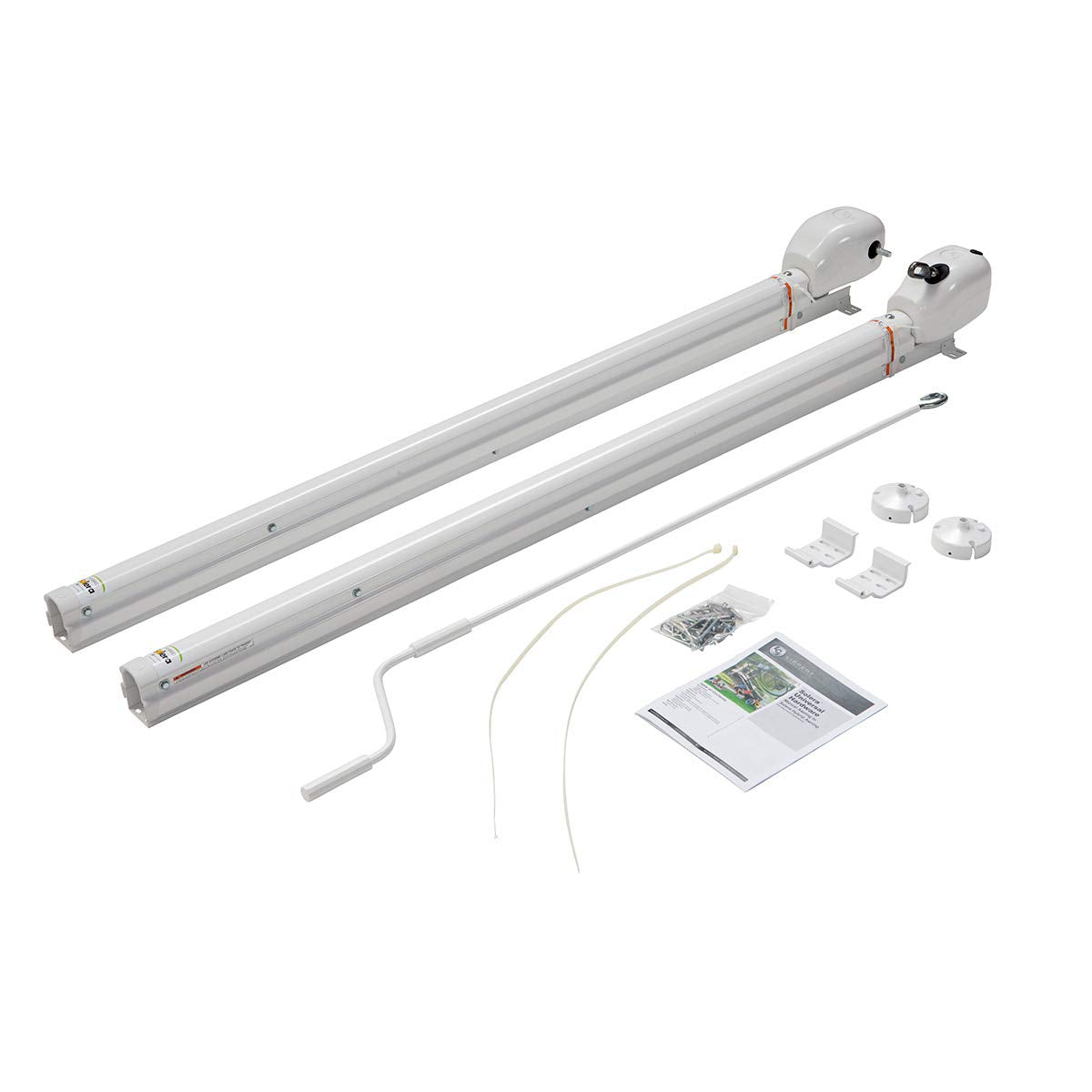 Hybrid Solera Universal RV Awning Arms & Hardware Kit - 69" White