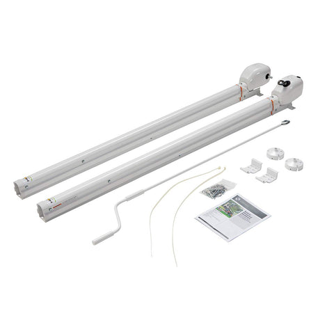 Hybrid Solera Universal RV Awning Arms & Hardware Kit - 69" White