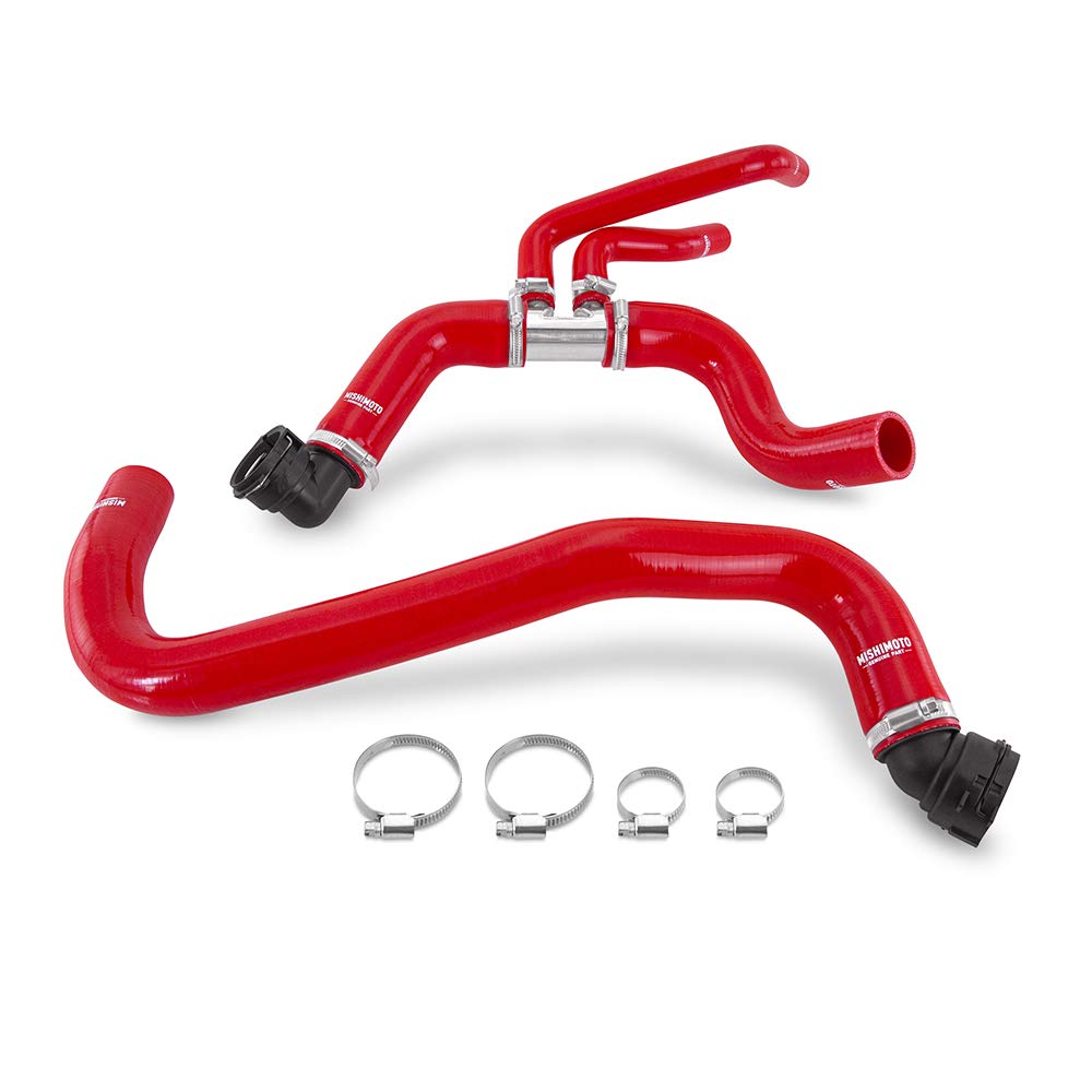 Mishimoto Silicone Radiator Hose Kit MMHOSE-F50-11RD, Compatible With 2011-2014 Ford F-150 5.0L V8, Red