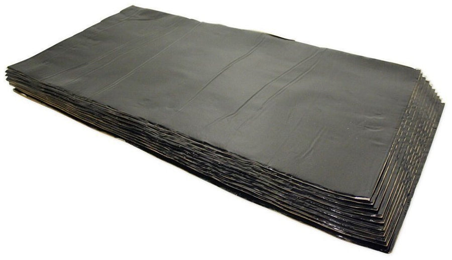HushMat Trunk Kit 10300 - (10) 12" x 23" Black Ultra Sheets - 19.1 Square Feet