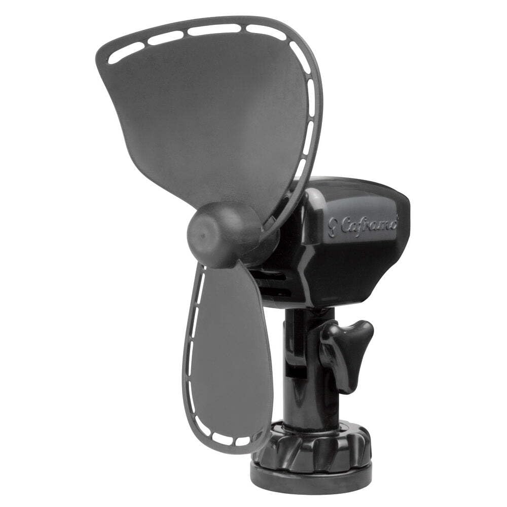 12V Lighter Plug Caframo Ultimate Fan for Boats and Campers. Easy to Clean. Black, 5.25" x 2.5" x 8.0"