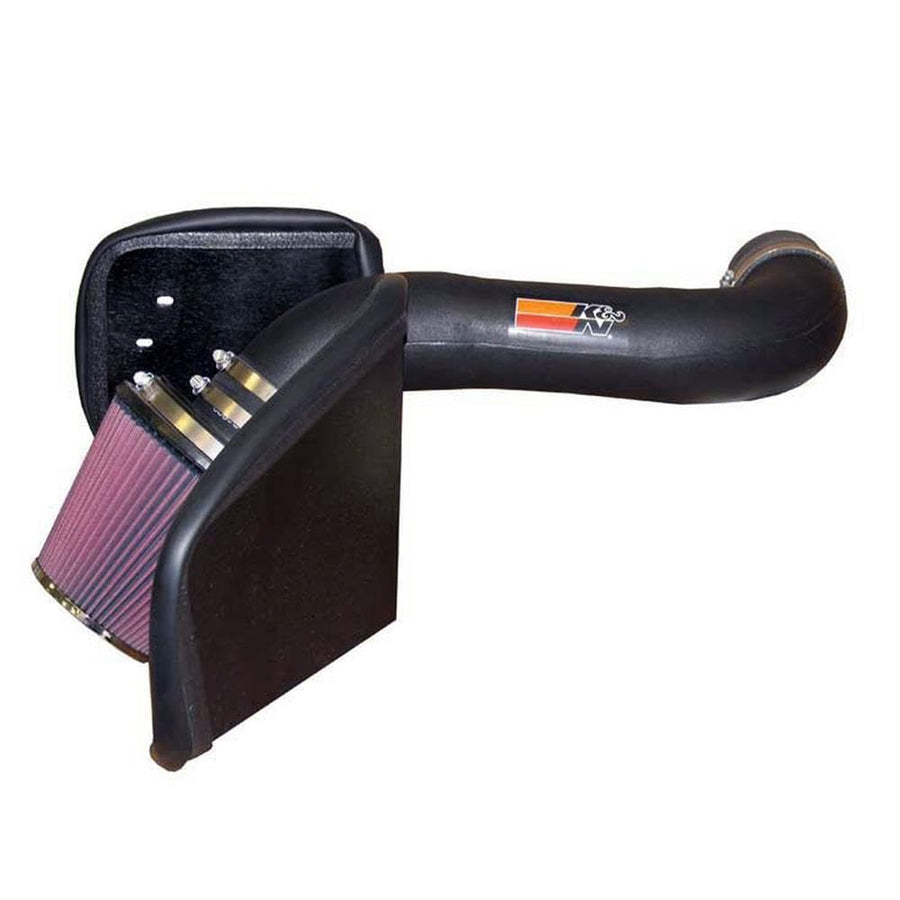 Cold Air Intake System K&N: High-Flow Air Filter, Increase Performance & Towing: Compatible with 2005-2010 Dodge/Mitsubishi: Dakota, Raider, 57-1546