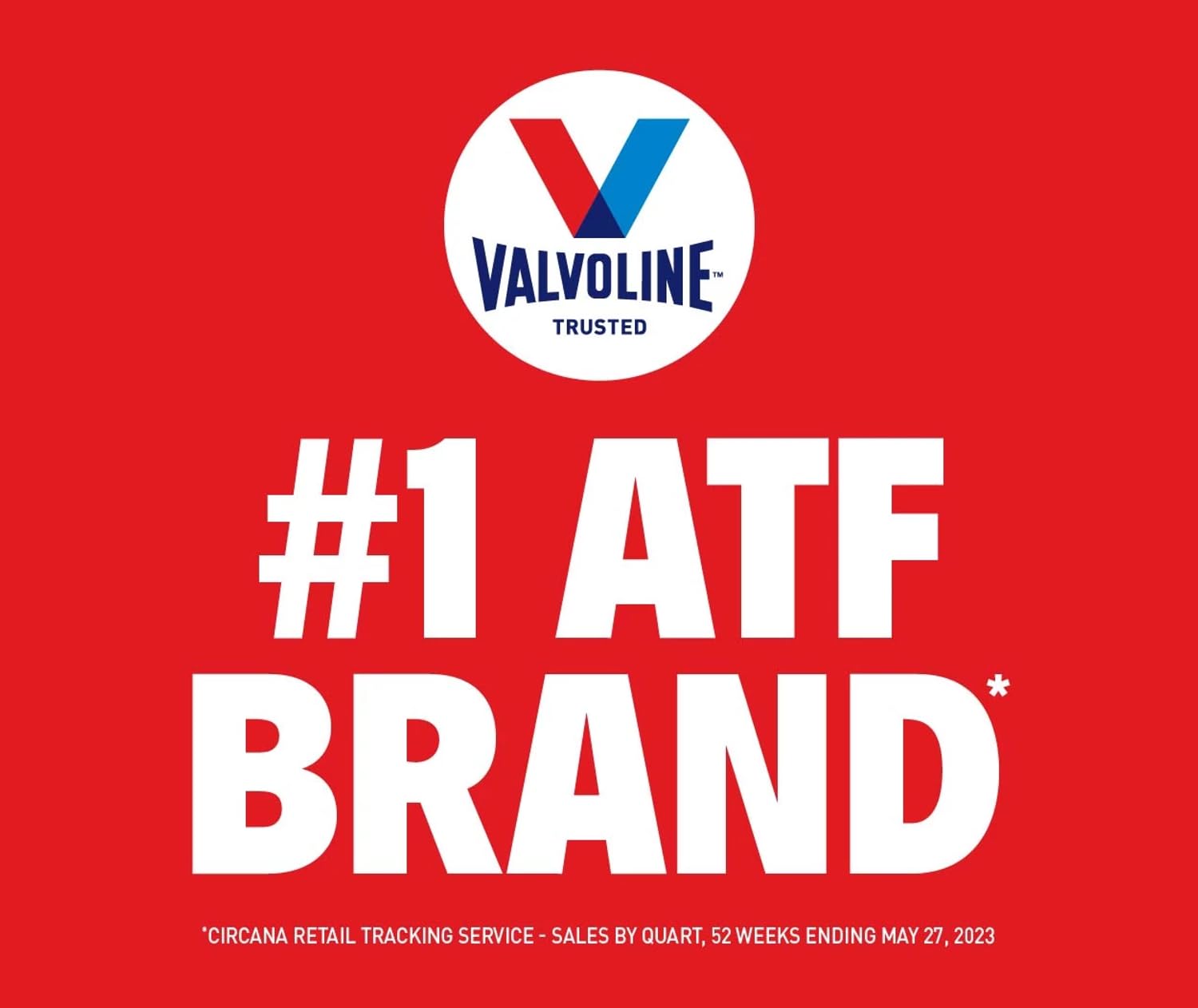 Full Synthetic Automatic Transmission Fluid Valvoline Multi-Vehicle (ATF) 1 QT, Case of 6