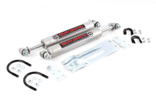 Rough Country Dual N3 Steering Stabilizer for 69-87 Chevy/GMC C10/K10-8735630