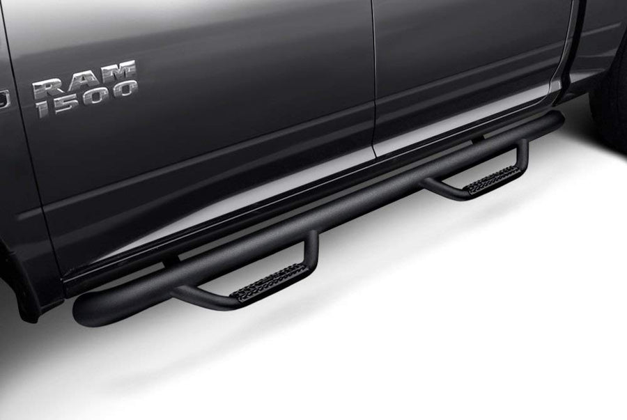 N-Fab 3" Cab Length Black Round Nerf Steps N2273CC