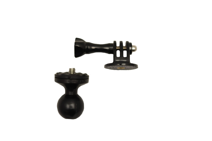 Camera Ball YakAttack | 1" Mounting Ball Compatible with 1/4"-20 Stud & GoPro Adaptors | Ideal for Action Cameras & DSLR Accessories | USA-Made Yak Attack