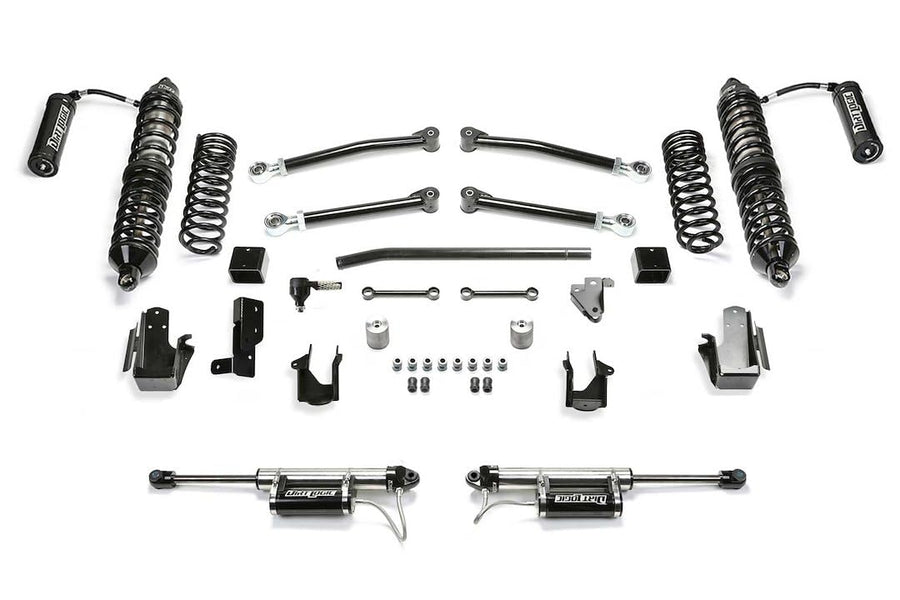 18-20 Jeep JL Fabtech 4WD Gas 5in Trail w/DLSS 2.5 Coilover Resi & RR DLSS Resi (K4228DL)