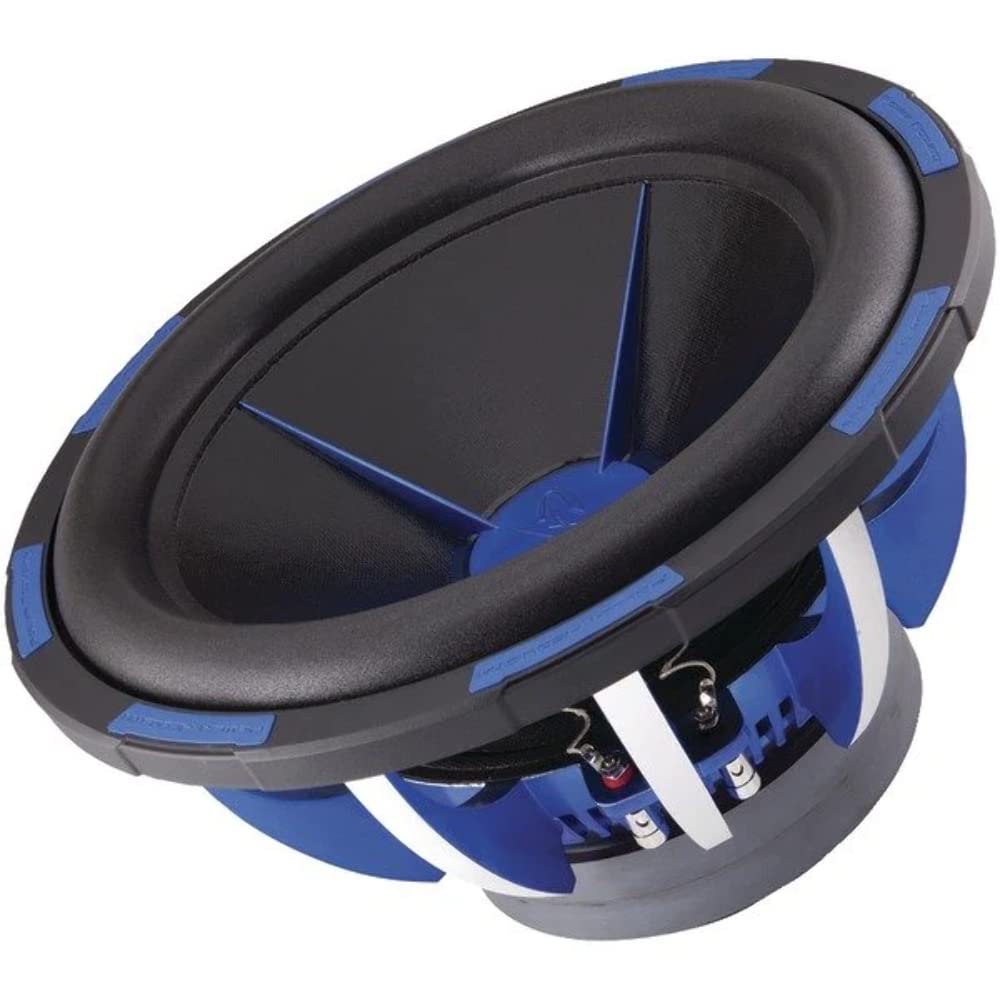MOFO-124X Power Acoustik 12-Inch Dual 4-Ohm VC 2700 Watt Pro Subwoofer, Black