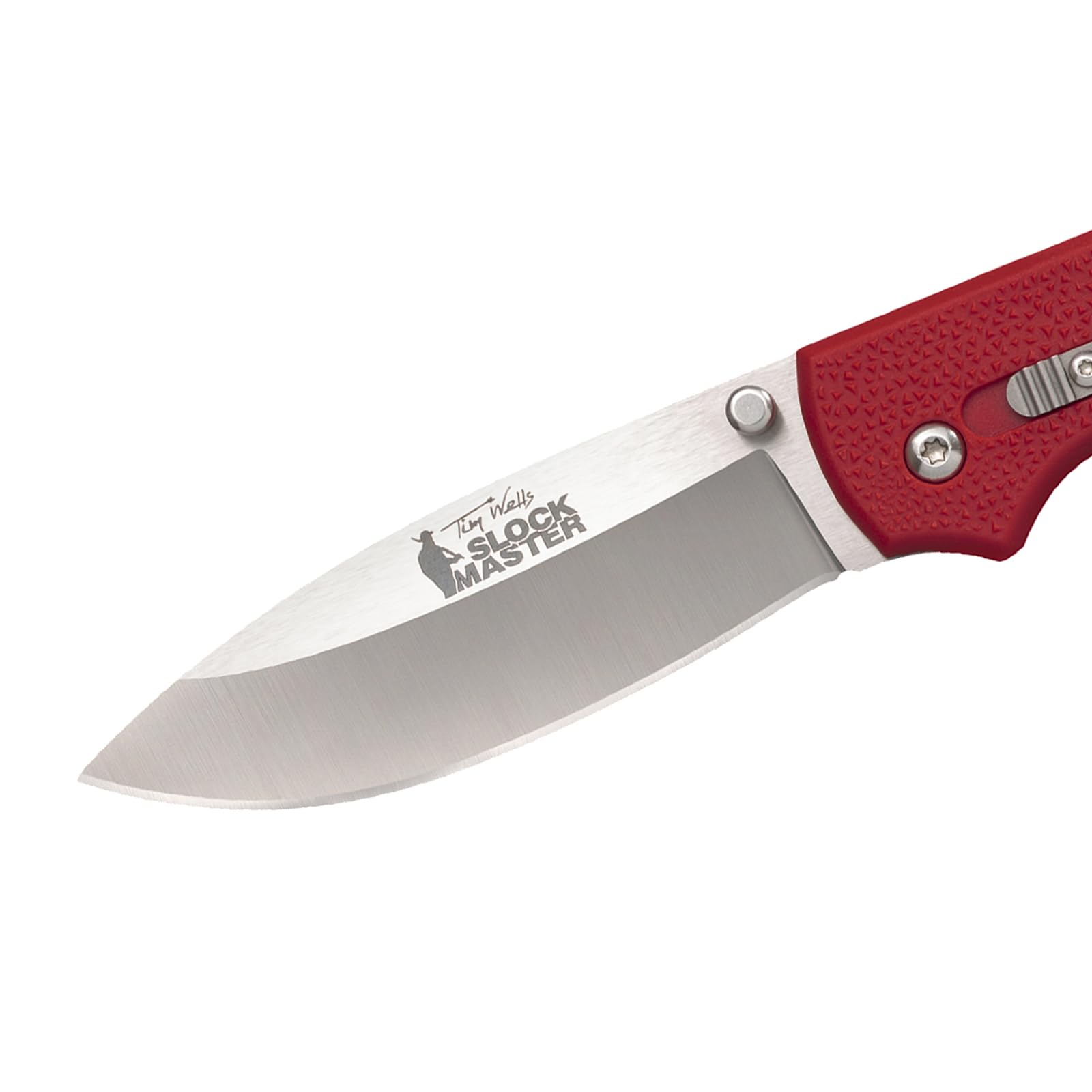 Cold Steel Slock Master Double Safe Hunter 3.5" 8Cr13MoV Drop Point Blade 4.875" GFN Handle Hunting Folding Knife w/Rocker Lock