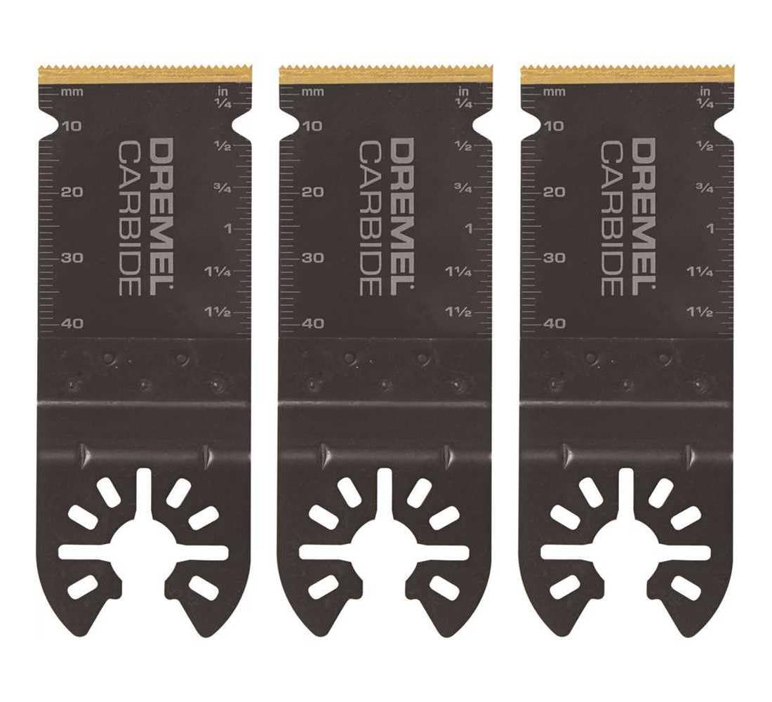 Multi-Max Dremel 1.7 x 1-1/2 in. L Carbide Flush Cut Saw Blade 3 pk2