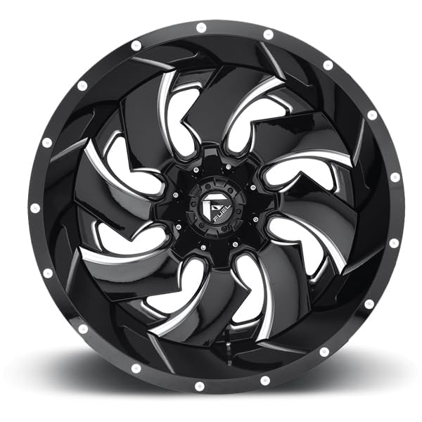 FUEL OFF-ROAD 20X12 CLEAVER 8X6.5 4.77-44mm GLOSS BLACK MILLED - D57420208247