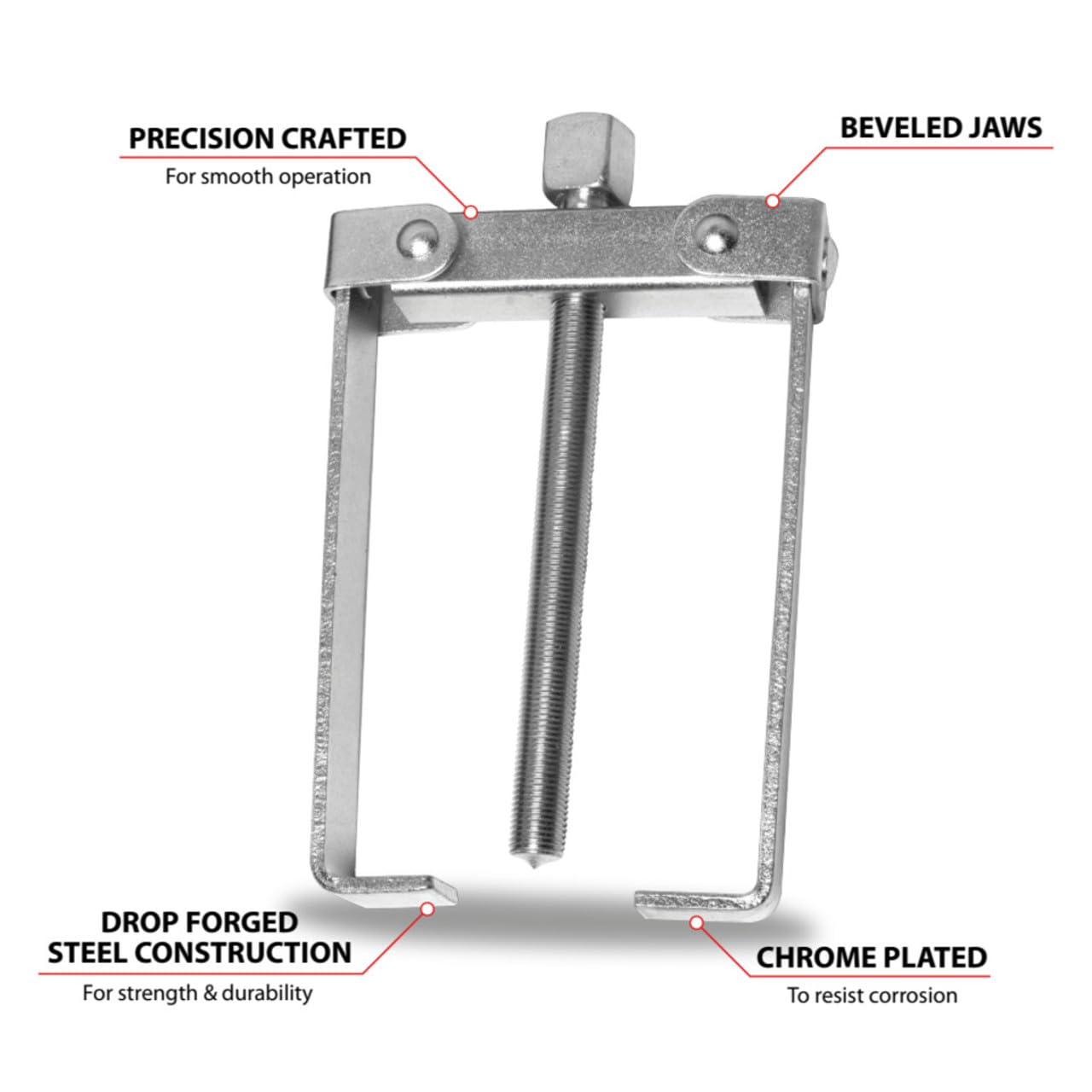 2-Jaw Performance Tool W139 Gear Puller, 6-Inch Reach, 7-Inch Spread