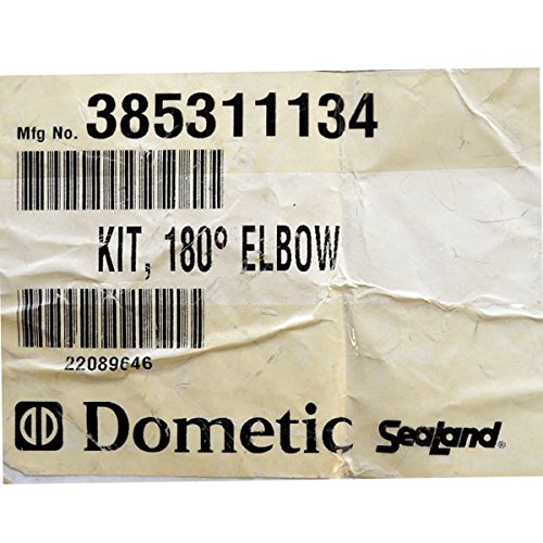 Boat SeaLand / Dometic 180 Degree Elbow 22089646 | White 1 1/2 Inch