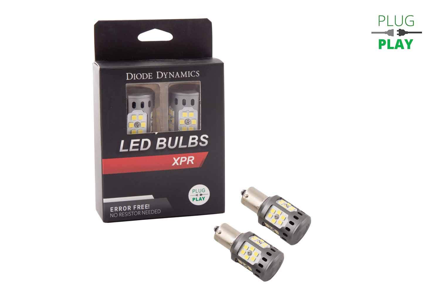 Cool White 1156 XP80 LED Bulb Single Diode Dynamics