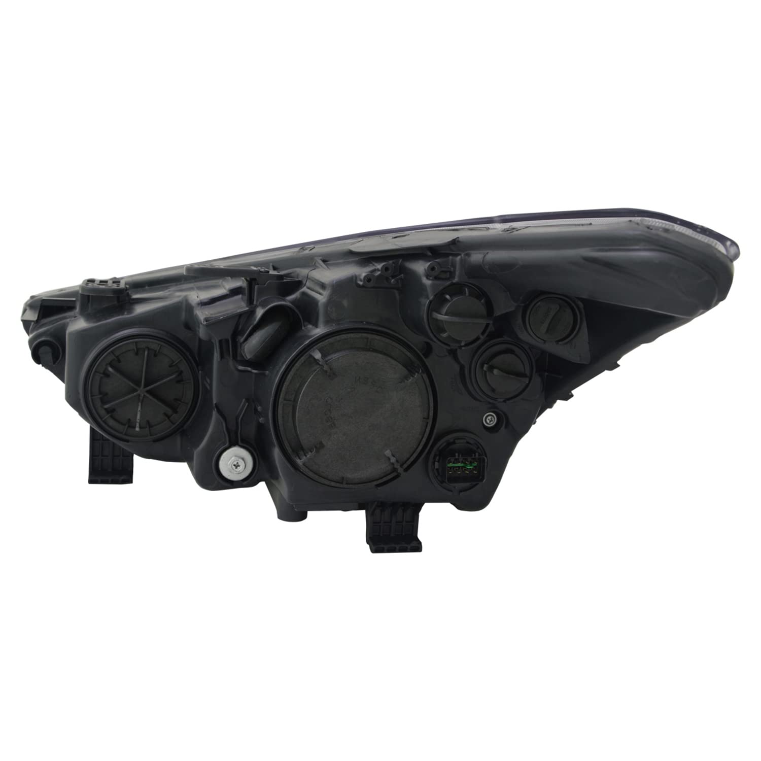 Left TYC Headlight Assembly Compatible with 2013-2016 Hyundai Santa Fe