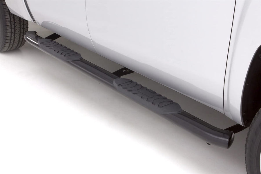Lund RealTruck 23882093 Black Steel 5" Oval Curved Nerf Bars for 2007-2018 Toyota Tundra Access Cab