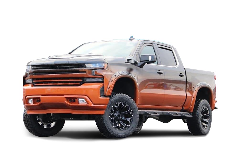 Off Road Black Horse Superior Side Steps Wheel to Wheel Extreme Side Steps Compatible with 2019-2022 Silverado/Sierra 1500 Crew Cab