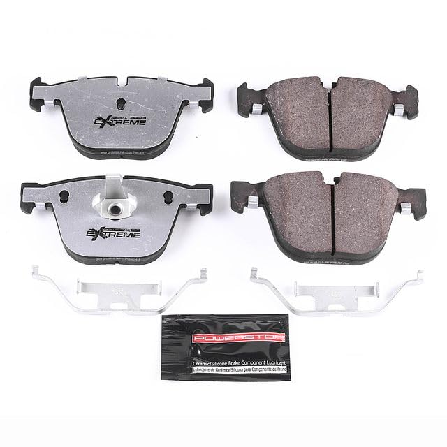 Power Stop Z26 Rear Z26 Ceramic Brake Pads For BMW 1 Series, 535i, 545i, 550i, 645Ci, 650i, 745Li, 745i, 750Li, 750i, 760Li, 760i, ActiveHybrid 7, Alpina B7, M3, M5, M6, BM [Model Specific]