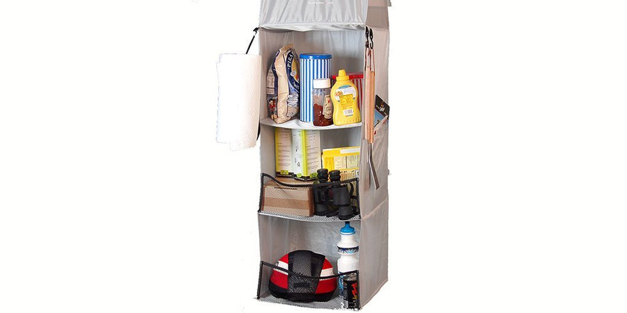 Light Gray Carefree 907100 54" x 14" x 14" Nylon RV Awning Storage Locker