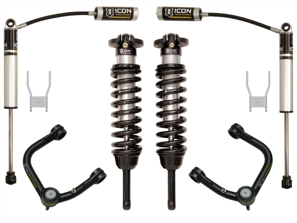 0-3" Lift, ICON Stage 3 Suspension System, Tubular UCA, Compatible with 2012-15 Toyotaa Hilux, K53143T