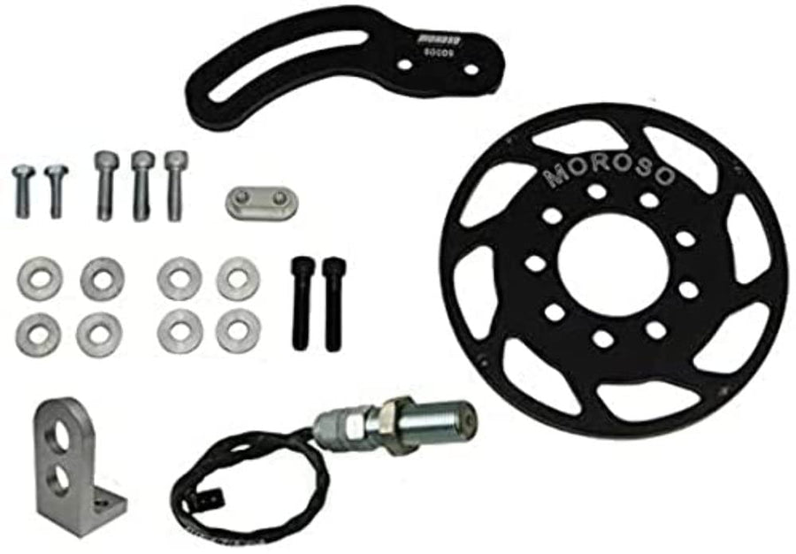 Ultra Series Moroso 60009 Crank Trigger Kit, Fits Small Block Chevy Engines w/ 7" OD or smaller balancer