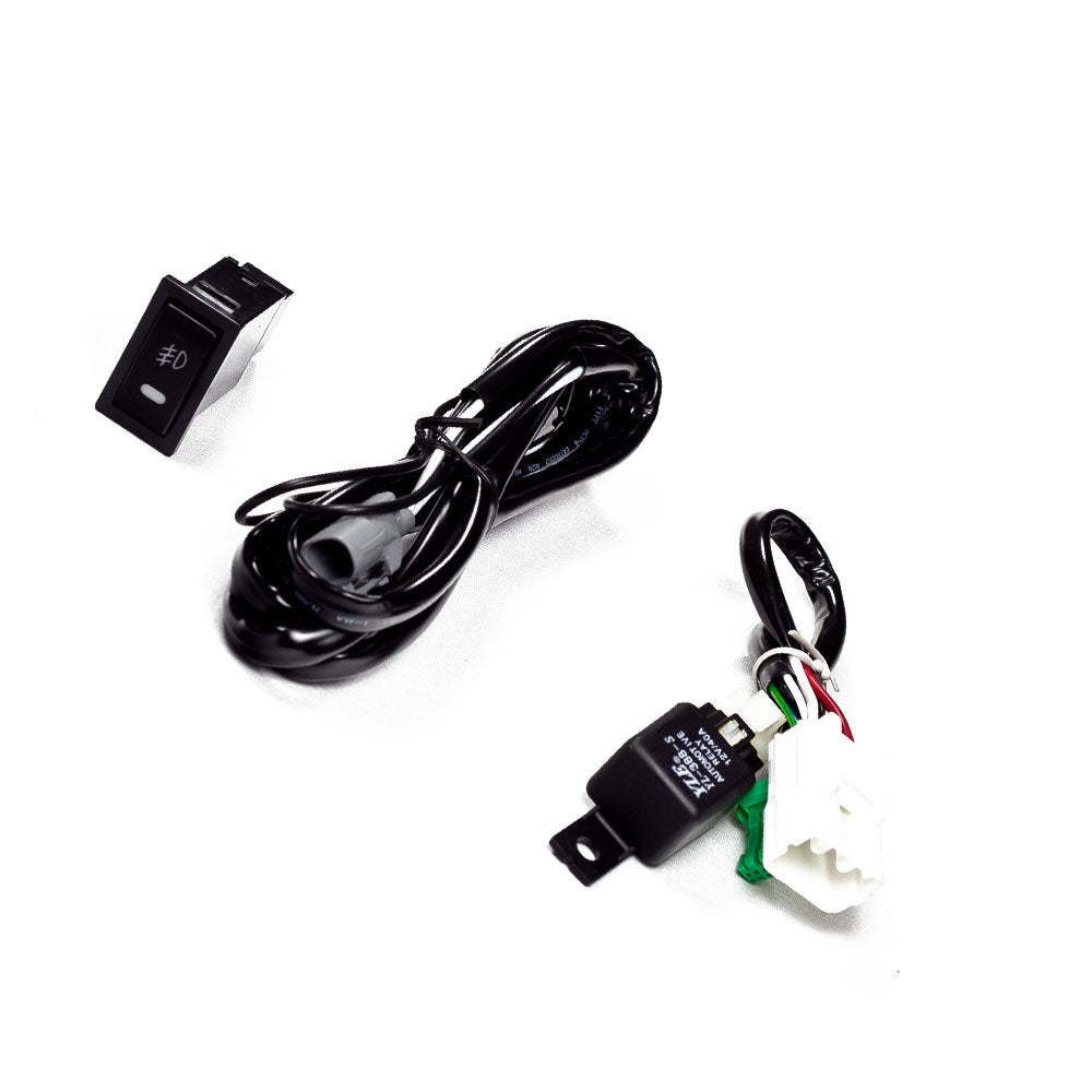 OEM Series Winjet for [2005 2006 2007 2008 2009 2010 Scion tC] Grille Fog Lights + Switch + Wiring Kit