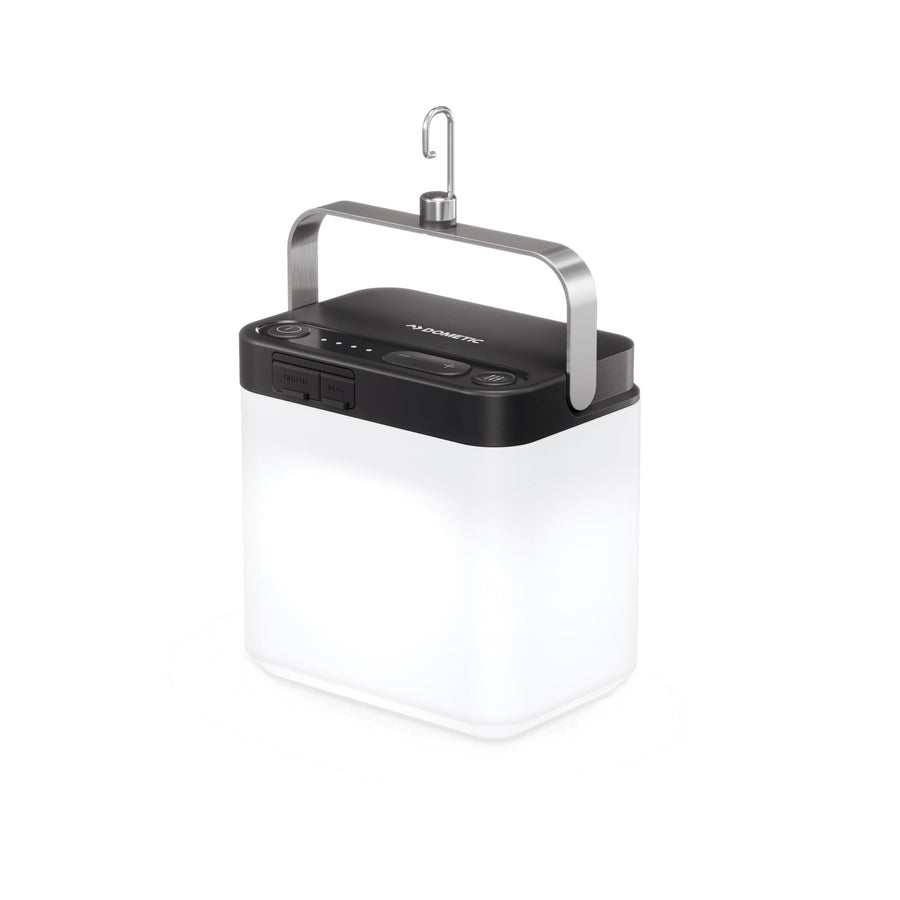 GO Dometic Area Camp Light | Multi-Use Outdoor Light | 8 Colors | Includes USB Charging Cord and Attachable Hook | 8 Hour Running Time | Bluetooth Enabled
