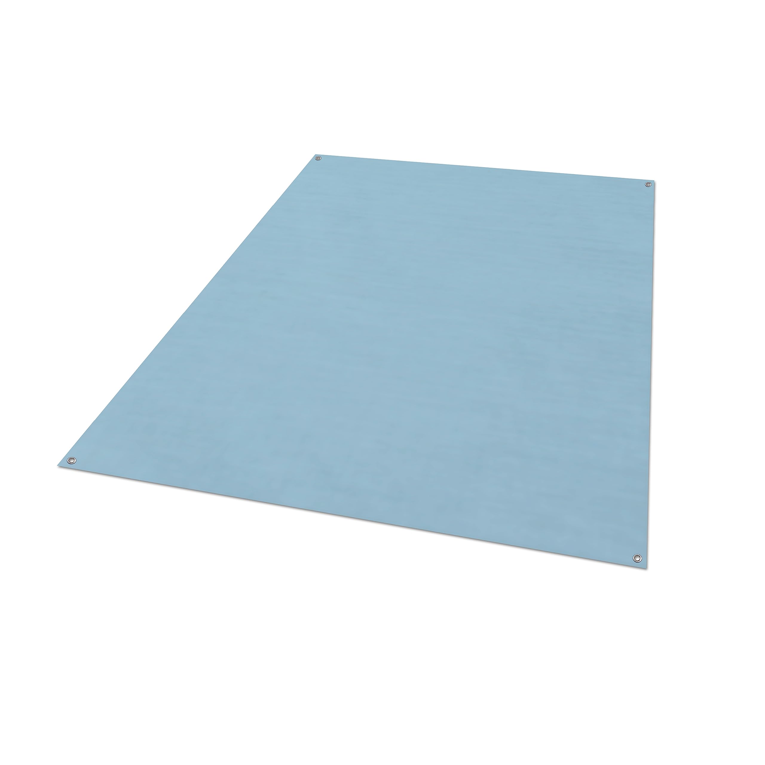 8' x 16' Blue Lippert All-Weather Outdoor Patio Rug for RVs and Campers with Polyvinyl Fabric, Tight Weave, Finished Edges, Reinforced Corners, Resistant to Fading - 2022115667