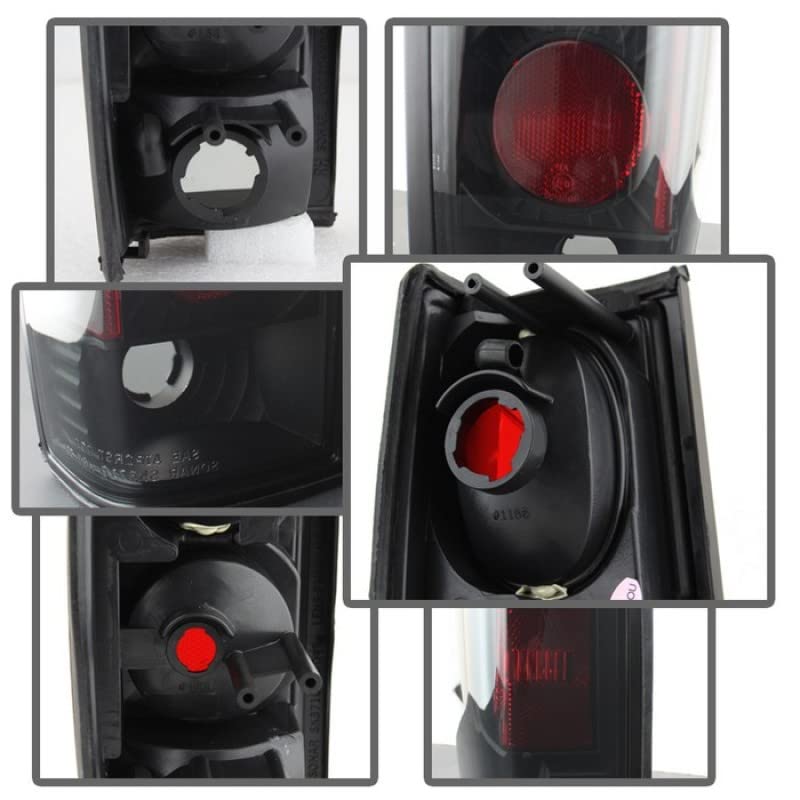 Auto Spyder 5078216 Euro Style Tail Lights Black/Smoked