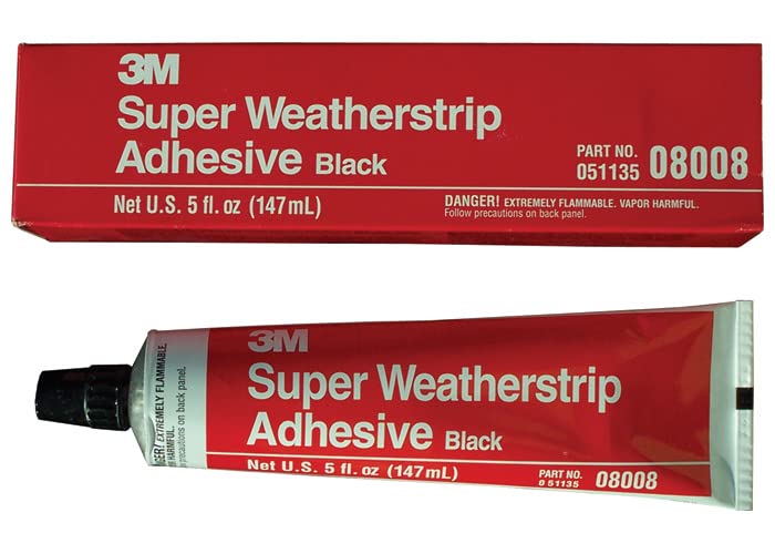Brothers Trucks Weatherstrip Adhesive PER8008 - Black - 5oz Tube