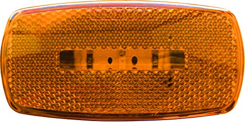 Optronics LED Marker/Clearance Light with Reflex, Amber MCL0032RBBP